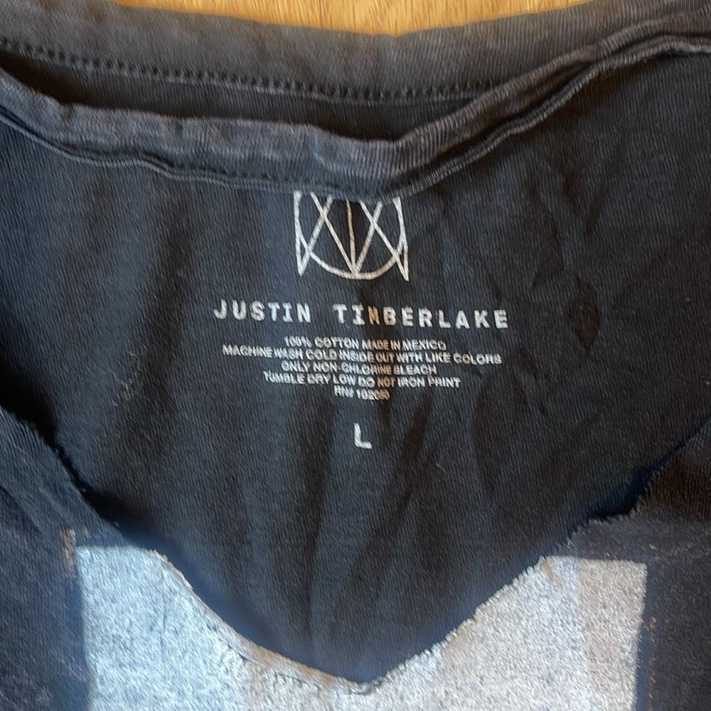 Justin Timberlake Man of the Woods tee size L - Picture 2 of 3